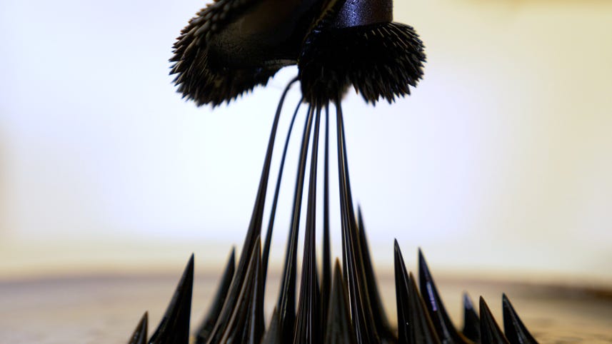 Watch ferrofluid turn into art