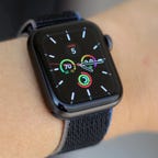 Apple Watch SE on a wrist