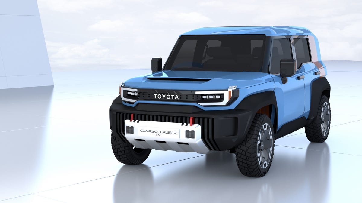 Toyota Compact Cruiser EV Concept - front 3/4 view