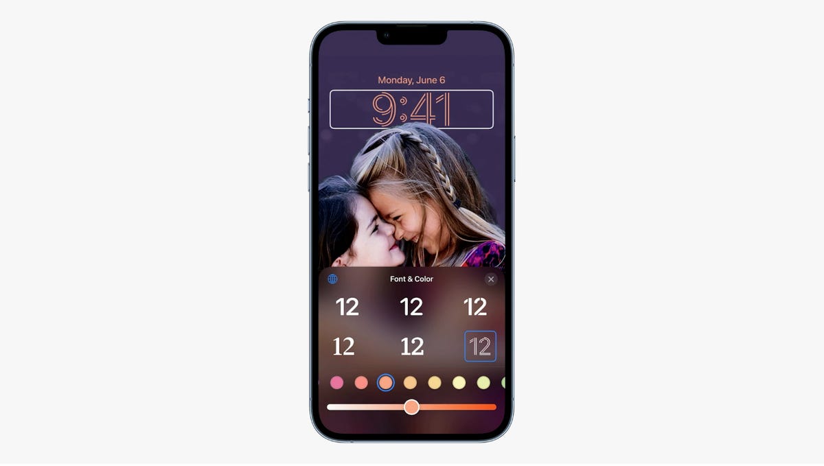 iOS 16 lock screen customization options