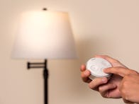 <p>The Hue Tap needs no batteries -- it's self-powering, and generates its own kinetic energy each time you press a button.</p>