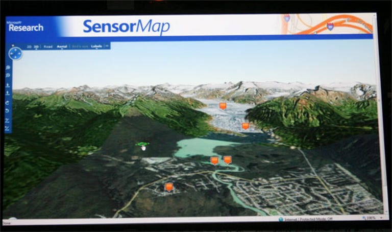 sensor map