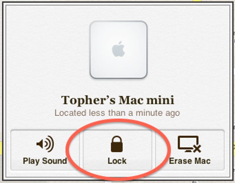 iCloud Lock at iCloud.com