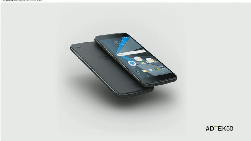 Blackberry stresses security in budget DTEK 50 phone