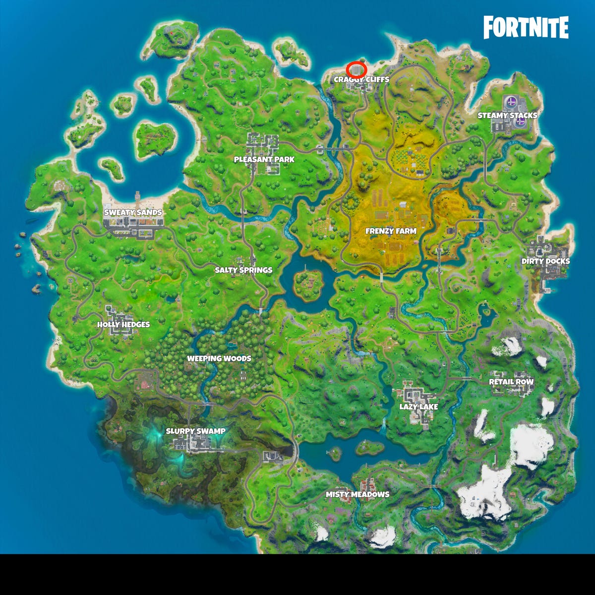 Fortnite hidden O map