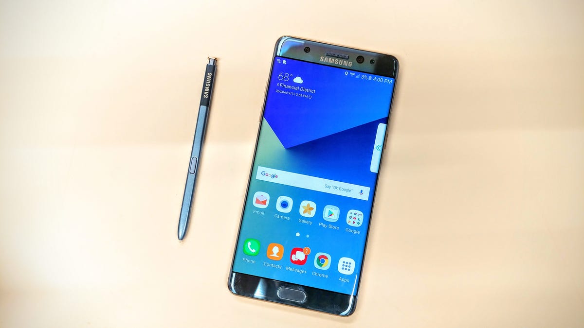 This Galaxy Note 7 looks calm, cool and collected.