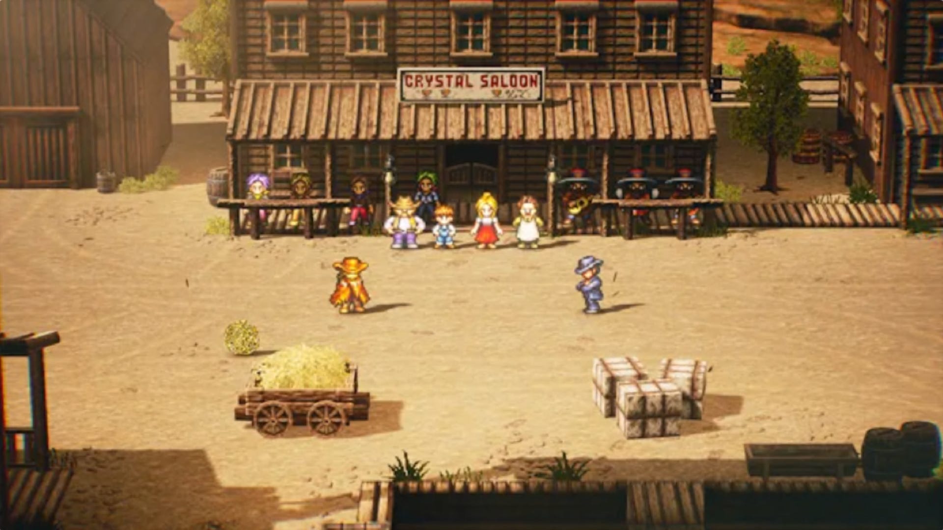 Screenshot of Live a Live's Wild West chapter
