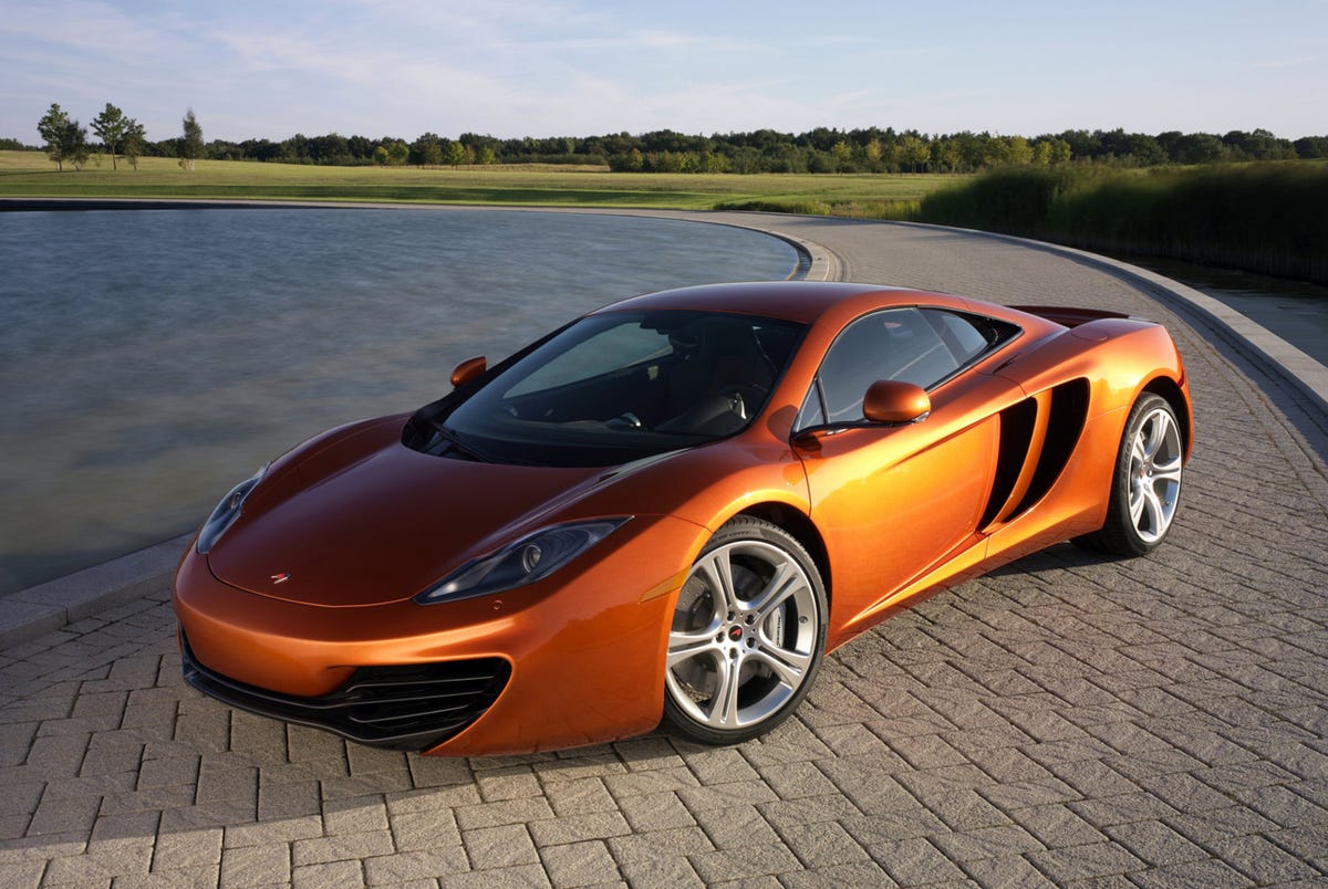 The stupidly named, but awesomely styled, McLaren MP4-12C.