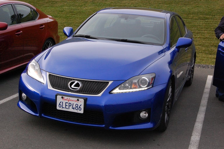 The day at Infineon Raceway started with an introductory session in the Lexus IS F sport sedan.