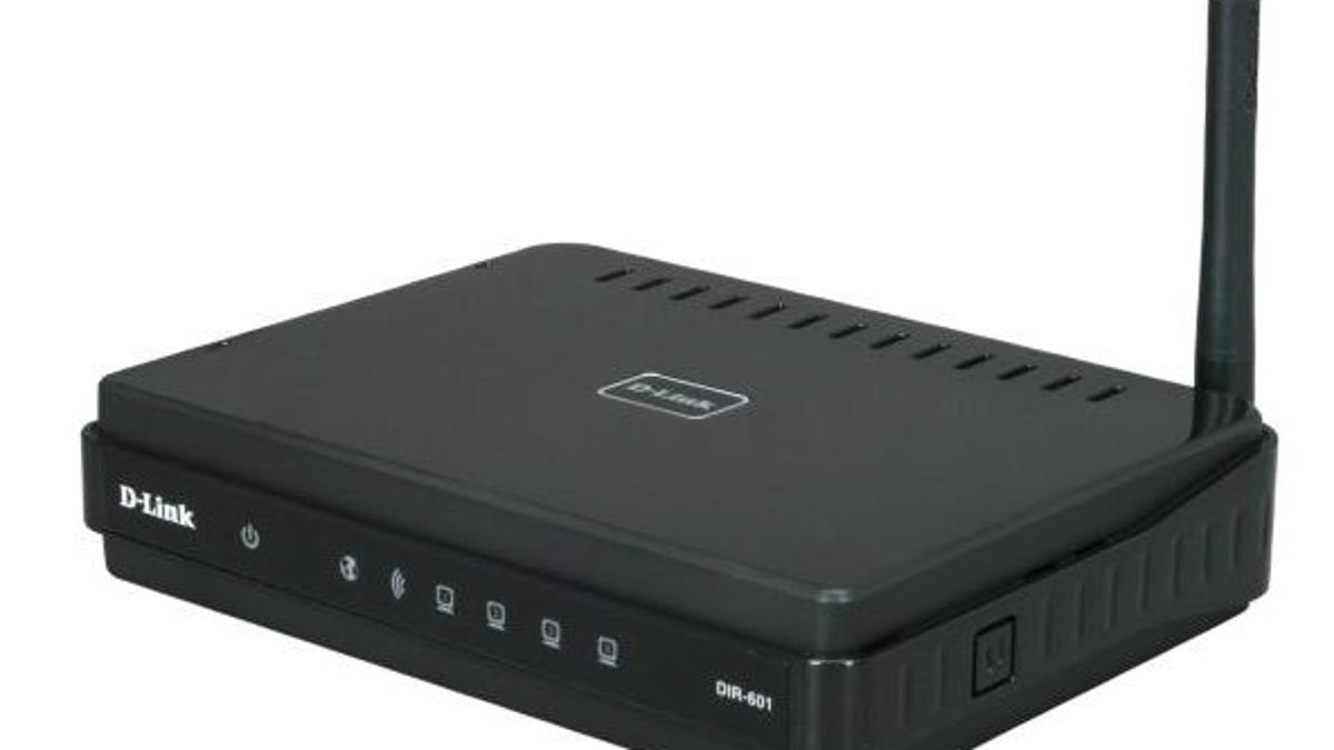 The D-Link DIR-601 802.11n router.
