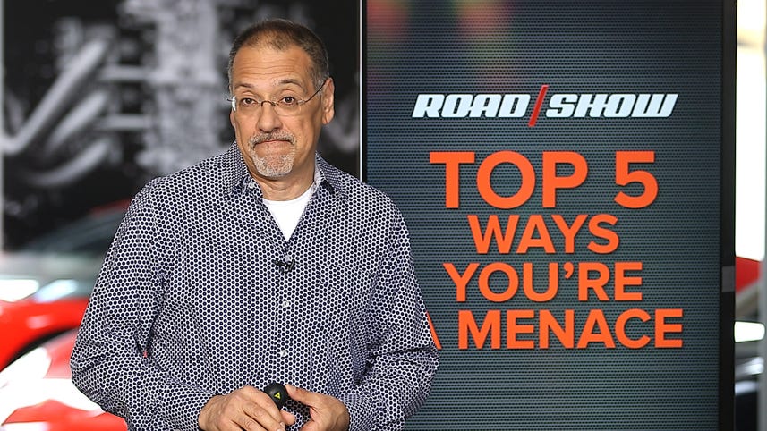 Top 5 ways you're a menace on the road