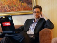 <p>Former intelligence contractor Edward Snowden poses for a photo during an interview in an undisclosed location in December 2013 in Moscow, Russia.</p>