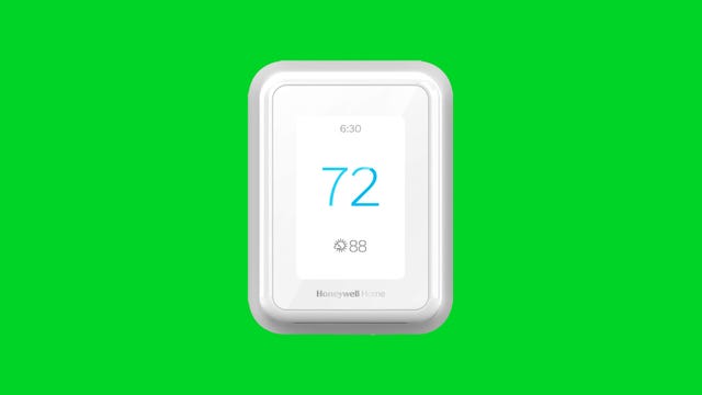 Honeywell Home T9 Smart Thermostat displaying 72 degrees