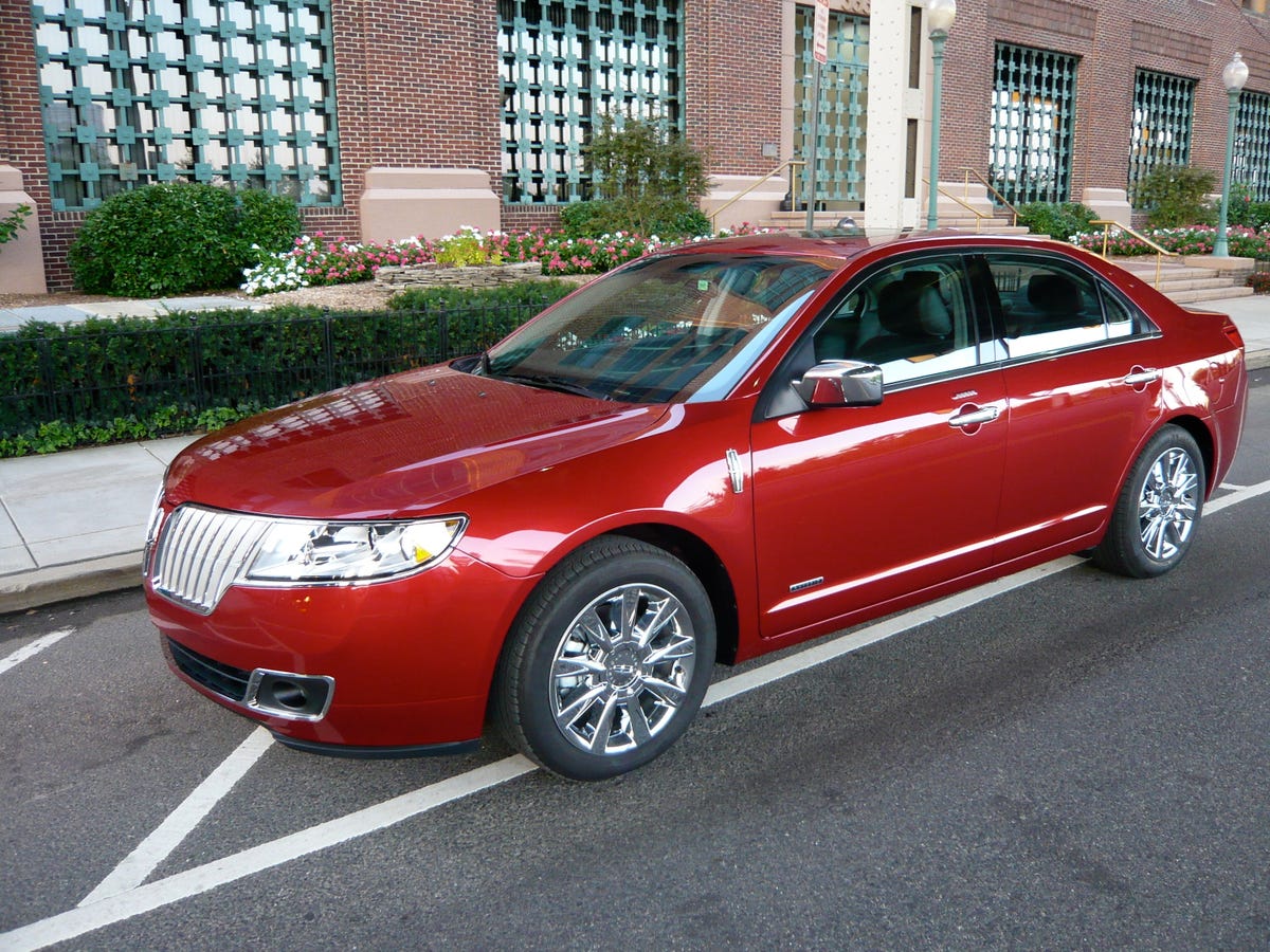 2011 Lincoln MKZ Hybrid can operate up to 47 mph using only the electric motor to propel the sedan.