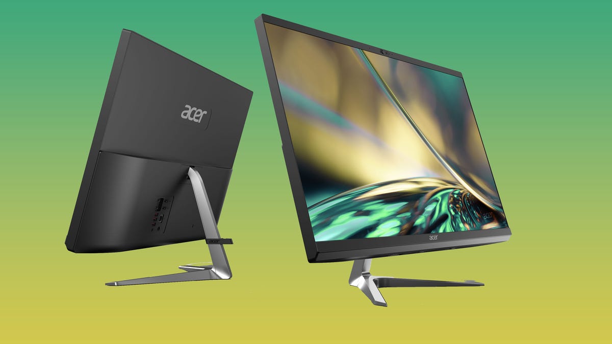 Terug, terug, terug deel Paard opvoeder The Acer Aspire C27, C24 all-in-one desktops aim to simplify your WFH life  - CNET