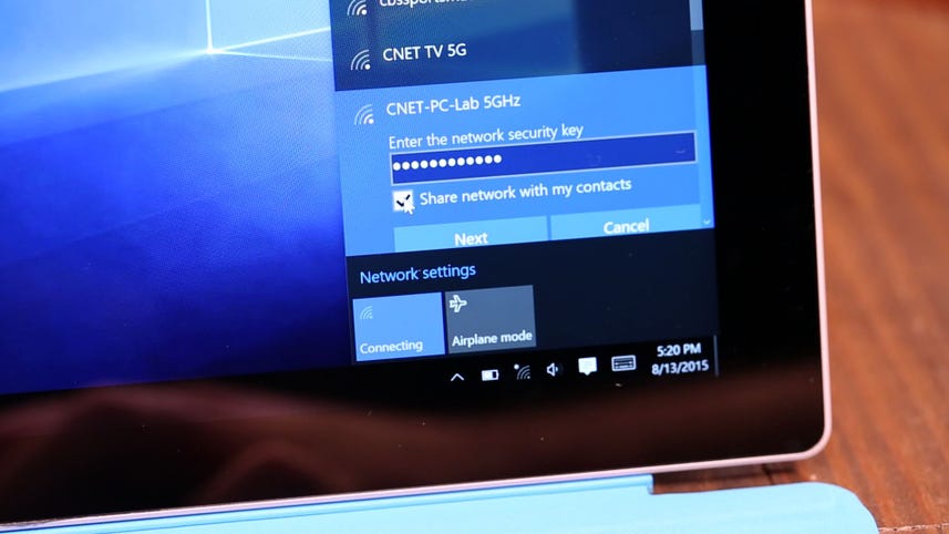 Disable Wi-Fi sharing in Windows 10