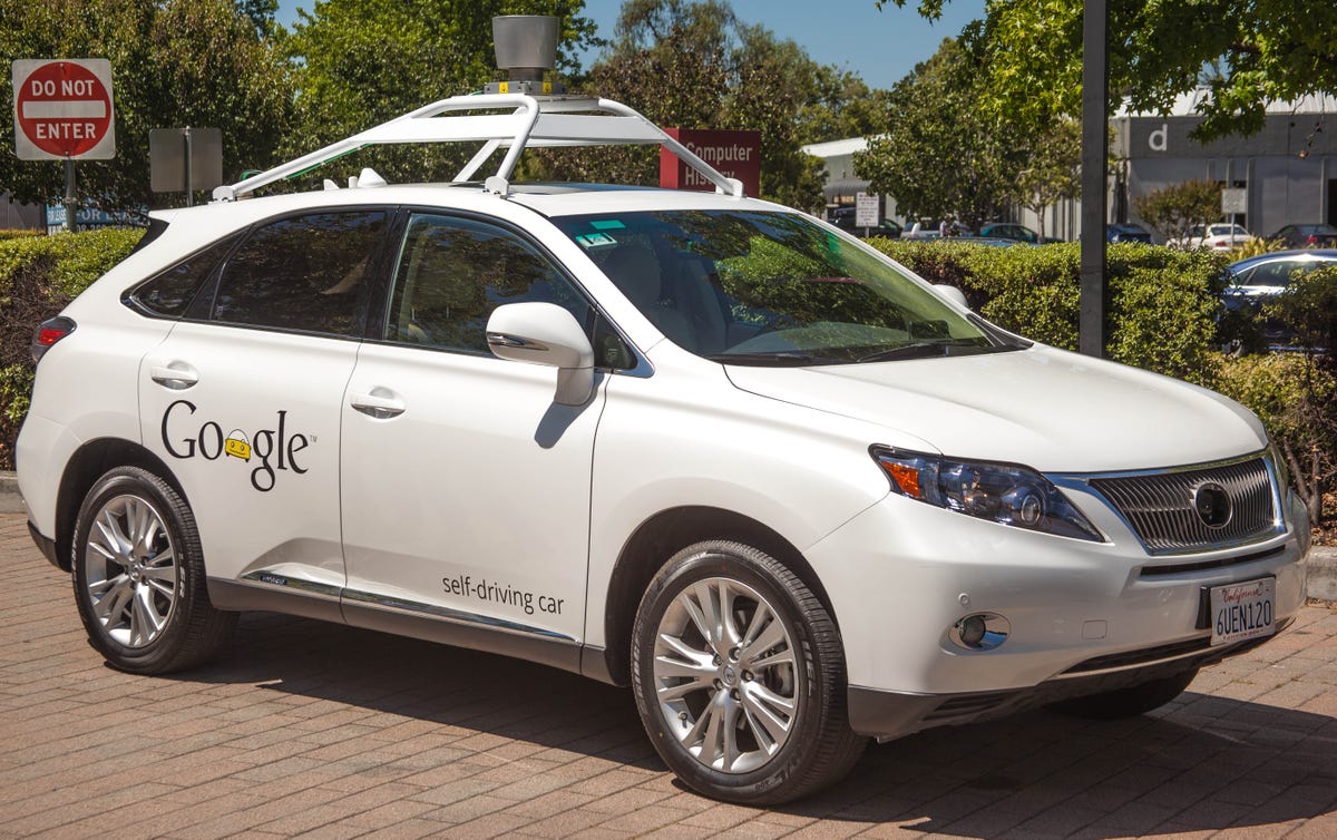 Google self-driving Lexus