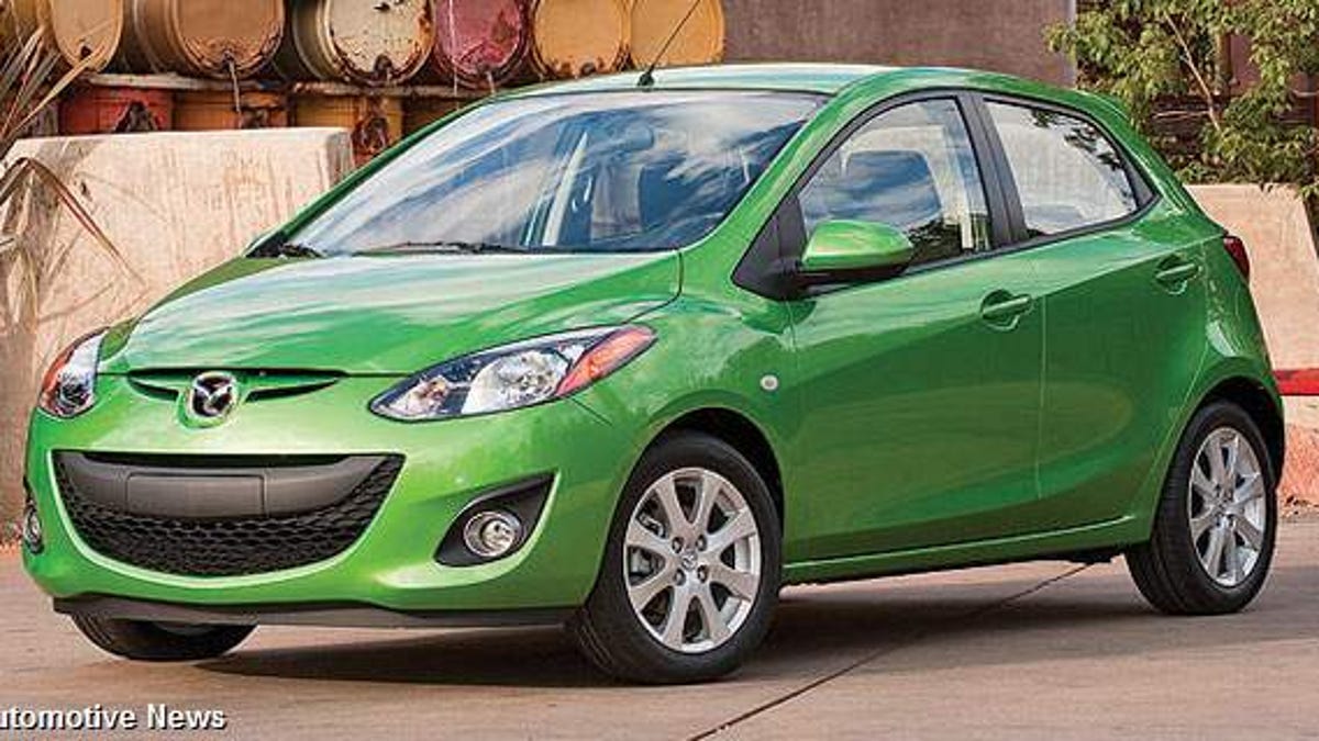 Mazda expects U.S. sales of subcompacts, including the Mazda2, to double to 1 million a year by 2012.