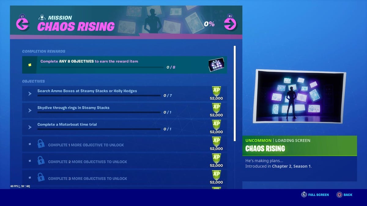 Fortnite Chaos Rising Challenges