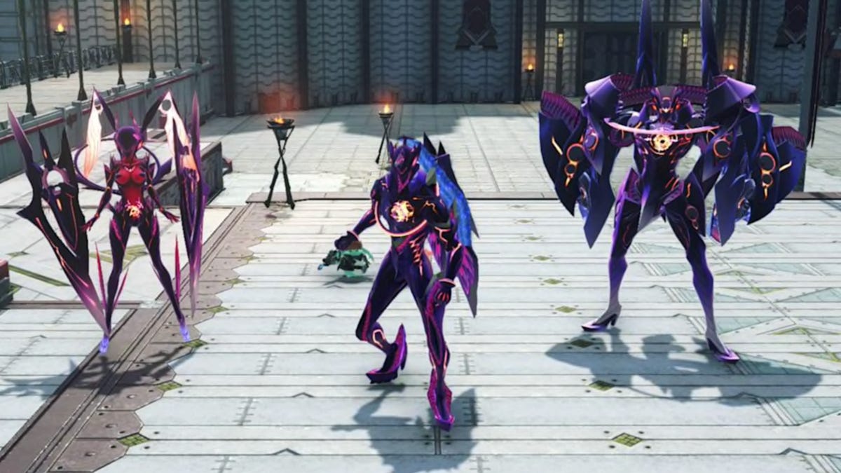 Xenoblade Chronicles 3 characters in their Ouroboros forms