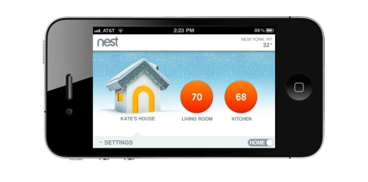 Nest thermostat app