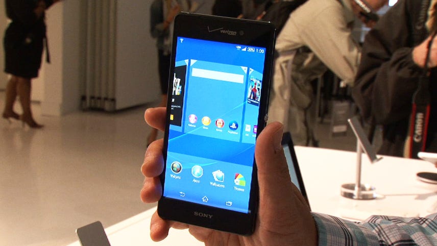 Sony Xperia Z3v a Verizon-exclusive phone with most of the same features as the Z3 (hands-on)
