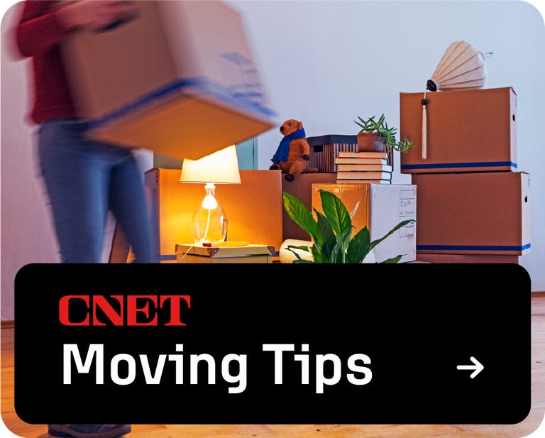 CNET Moving Tips logo
