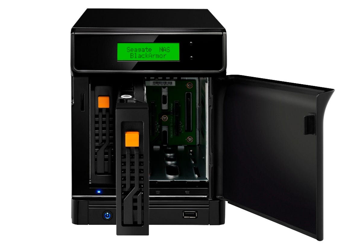 Seagate's new BlackArmor NAS 440/420 NAS server.