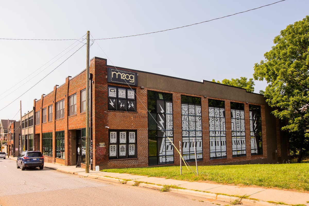 The Moog synthesizer factory in Asheville, North Carolina