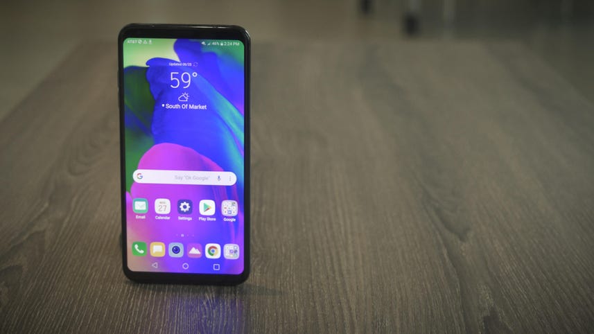 The LG V35 ThinQ has a gorgeous screen and an AI camera
