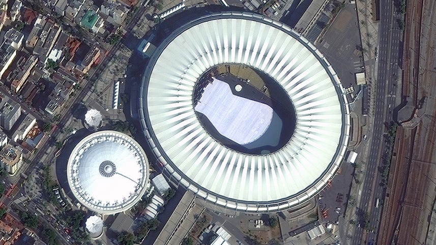 Check out the Olympic venues from space