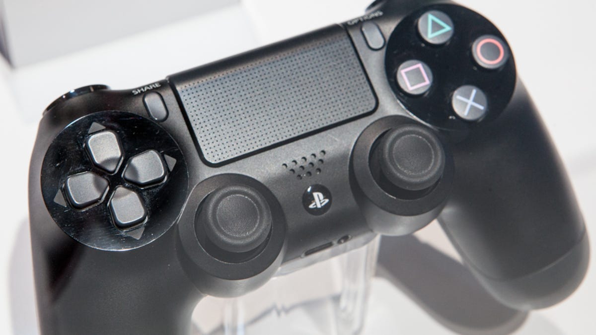 A mock-up PS4 controller from Sony.