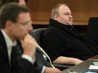 <p>Megaupload founder Kim Dotcom in court in New Zealand.</p>