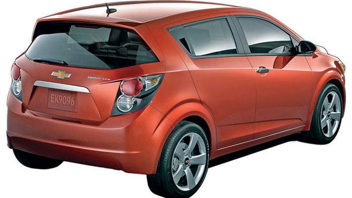 Chevrolet's Sonic will be badged as the Aveo in Japan.
