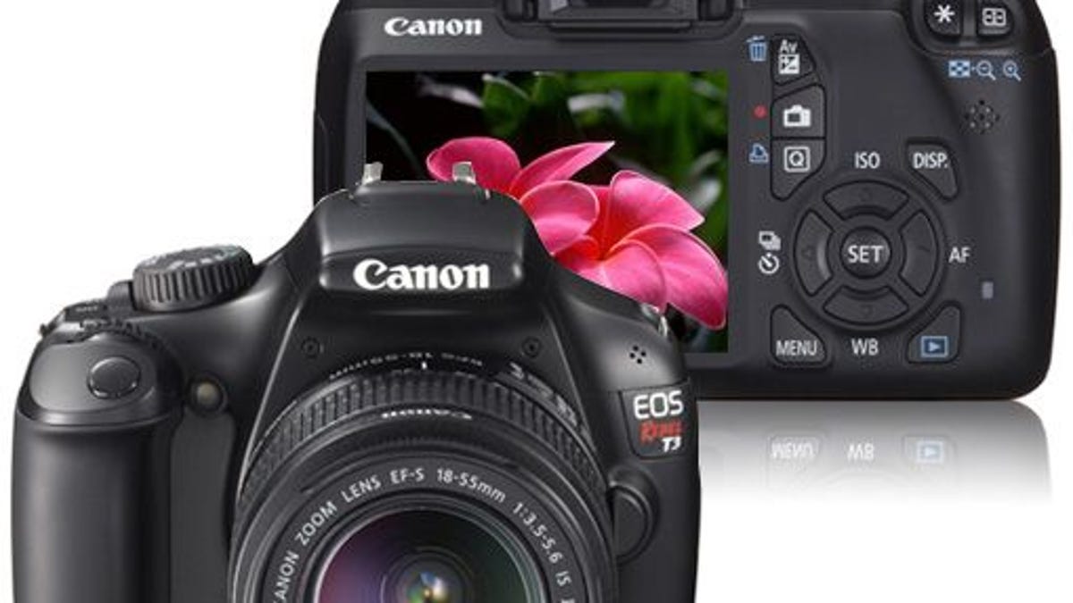 The Canon EOS Rebel T3.