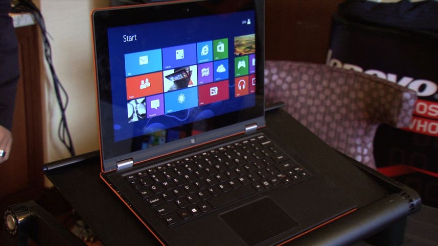 The unfolding of the Lenovo IdeaPad Yoga 11s