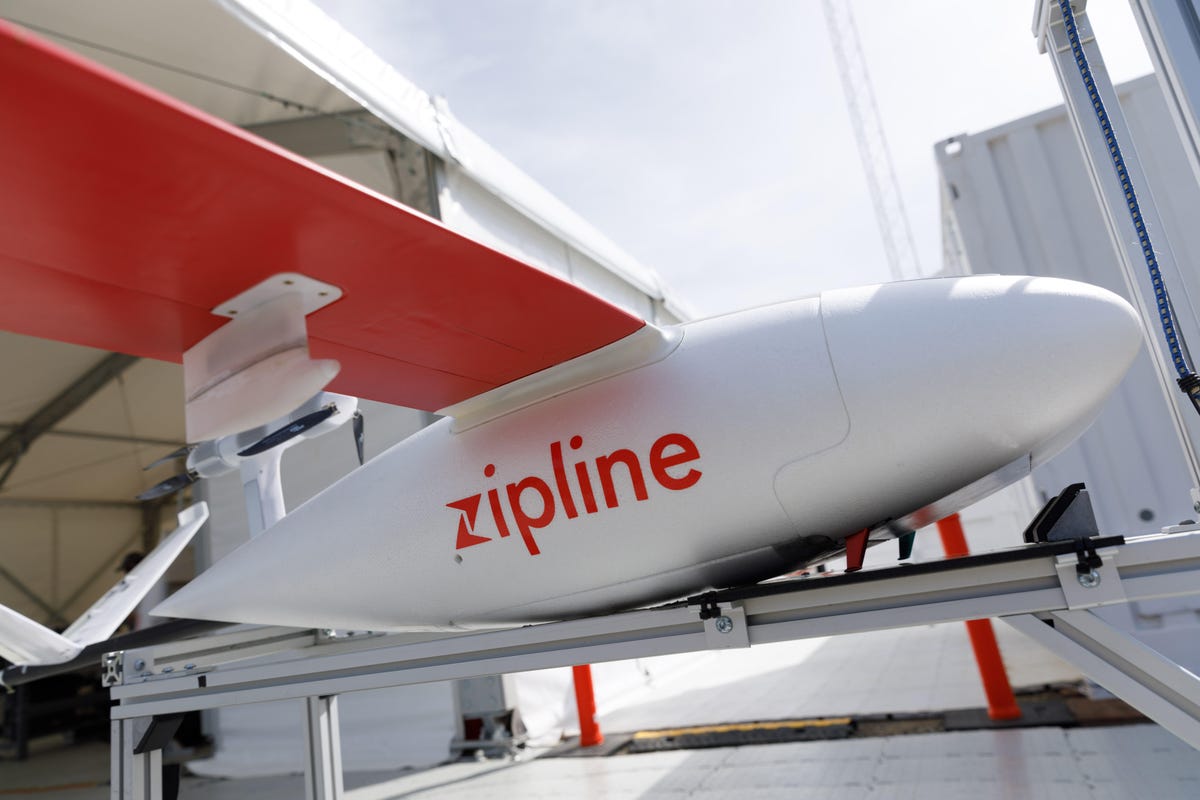 Zipline drones fuselage