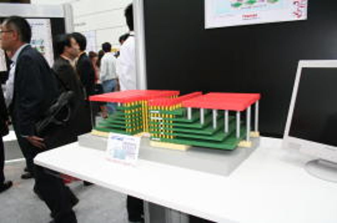 A model of stacked Toshiba transistors