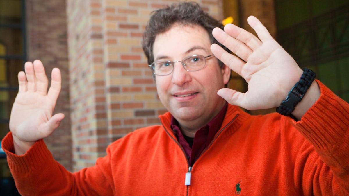 Is Kevin Mitnick saying "don&apos;t shoot?" No. He&apos;s just showing off a bracelet that doubles as a handcuff lock pick.