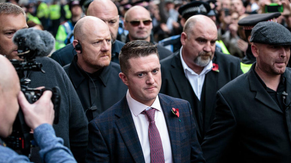 Tommy Robinson Appears in Court in Contempt Charges
