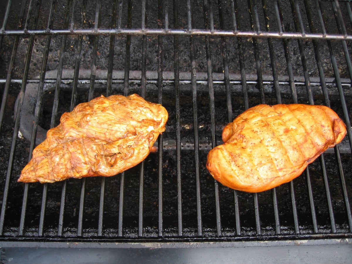 Chicken on the grill
