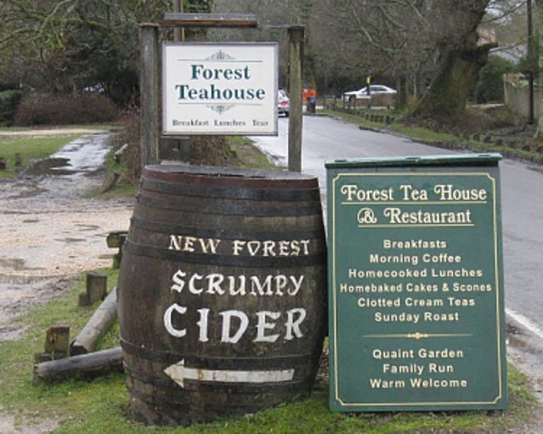 New Forest Cider in Burley, England