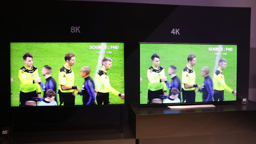 Samsung's 8K 85-inch TV uses artificial intelligence