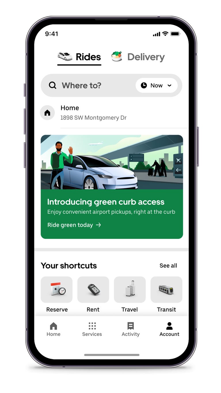 Uber Green Curb Access screenshot