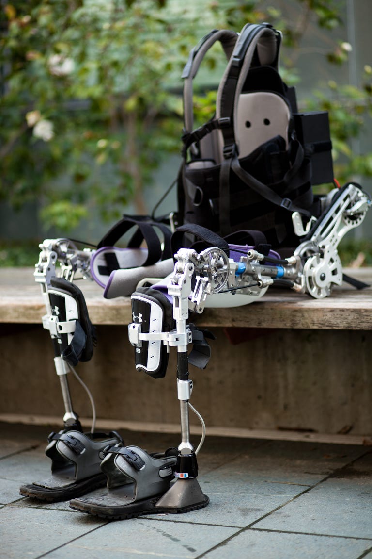 Empty Austin robotic exoskeleton