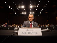 <p>Former White House cybersecurity coordinator Michael Daniel testifies during a hearing on Policy Response to Russian Interference on June 20.</p>