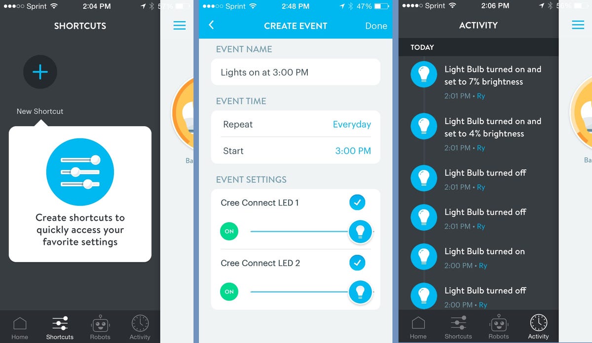 cree-connected-led-wink-ios-app-iphone-shortcuts-activity-schedule.jpg