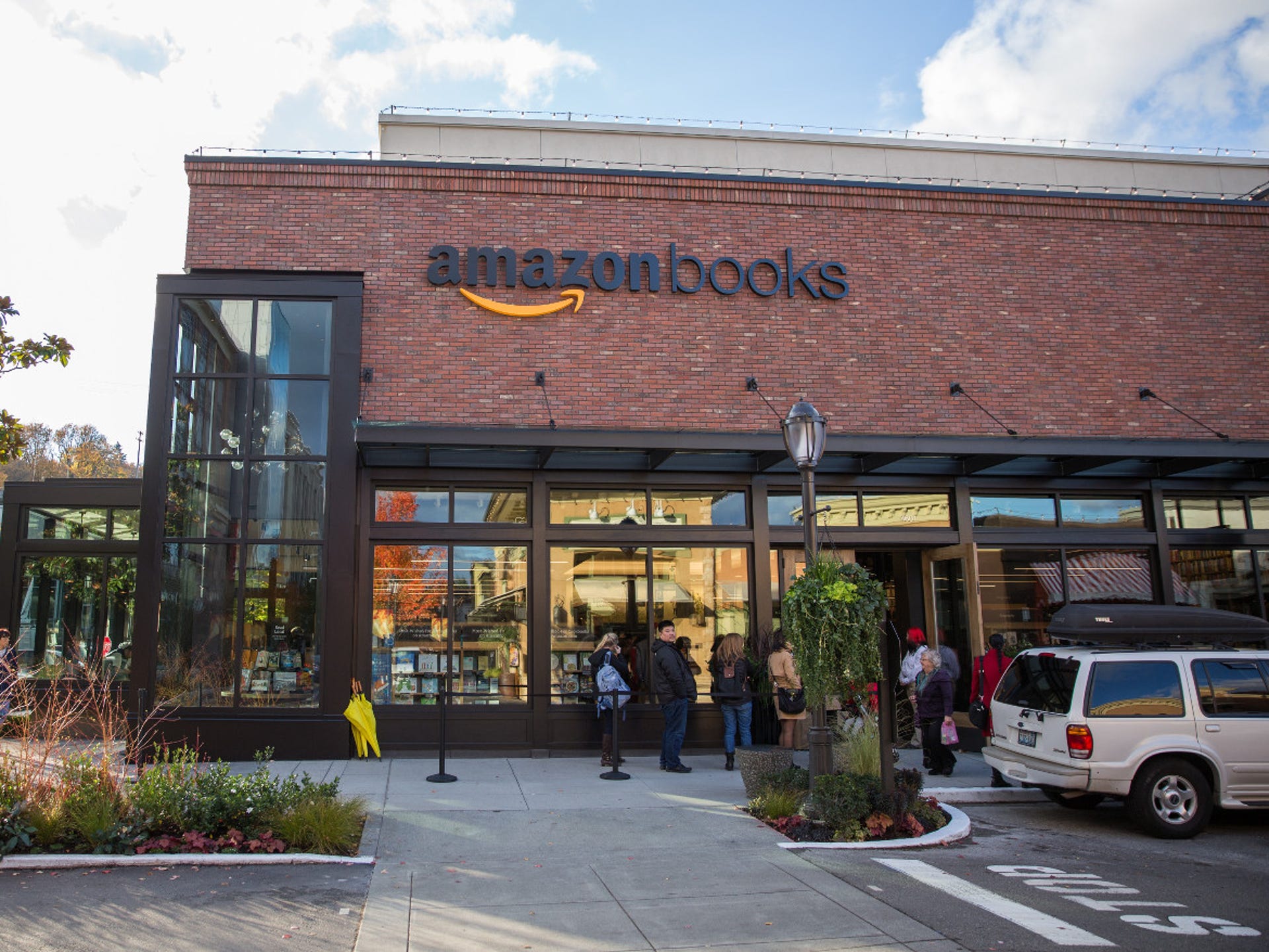 The Amazon bookstore in Seattle.