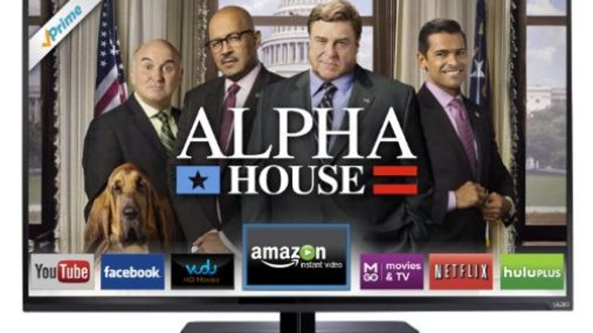 Why, yes, you can watch Amazon Instant Video content on this "smart" Vizio TV. It&apos;s just one of the many available apps.