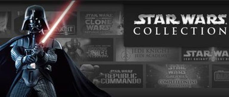 Steam's Star Wars Collection includes 13 games--mostly older stuff, but a few newer titles as well.